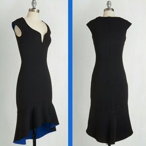 Modcloth Dresses - ModCloth "Clarinet the Air" Black HiLo Dress NWT Modcloth Dresses - ModCloth "Clarinet the Air" Black HiLo Dress NWT